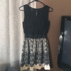 Black and white sundress